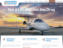 Tablet Screenshot of jacksonjetcenter.com